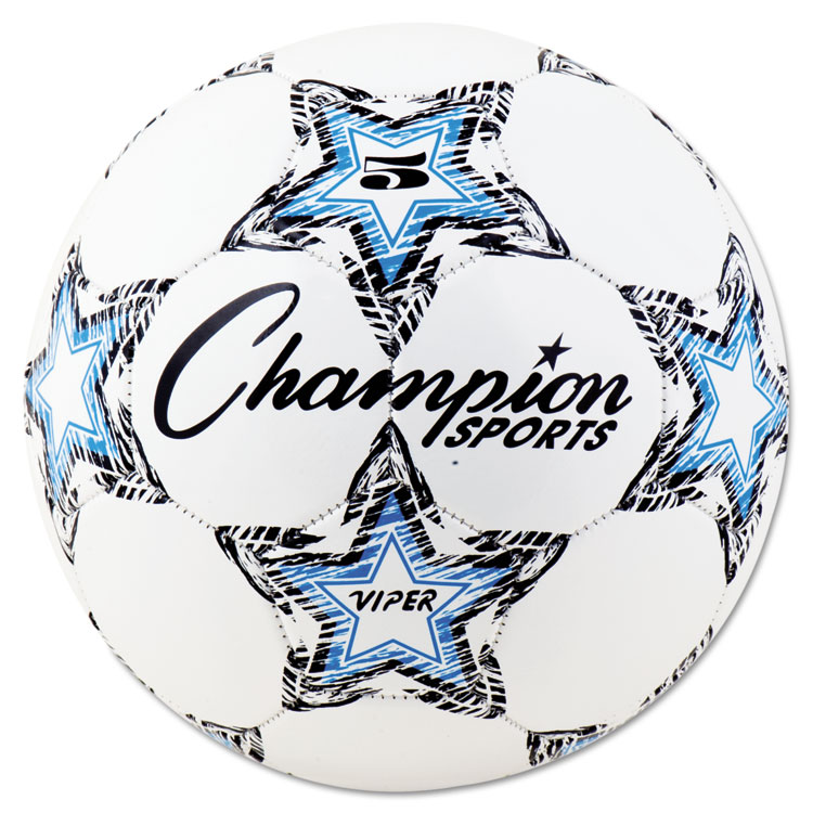 Picture of VIPER Soccer Ball, Size 5, 8 1/2"- 9" dia., White