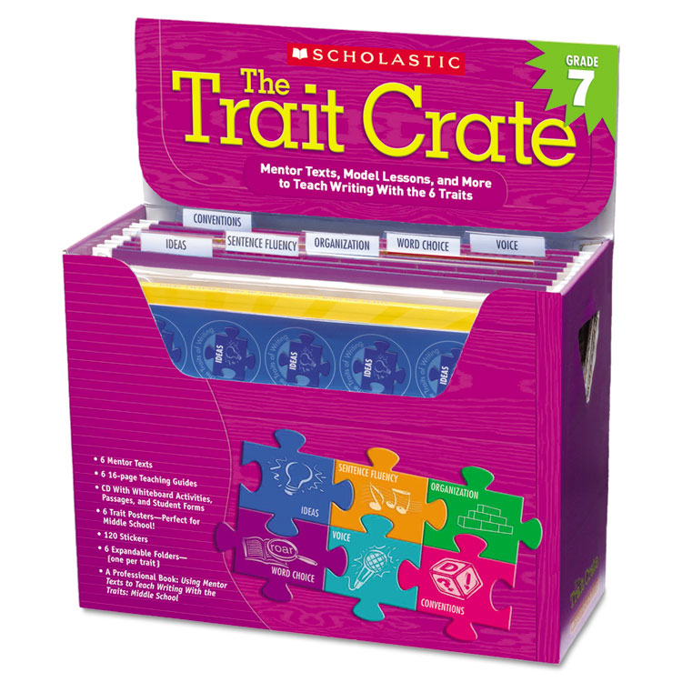Trait Crate, Grade 7, Six Books, Learning Guide, CD, More