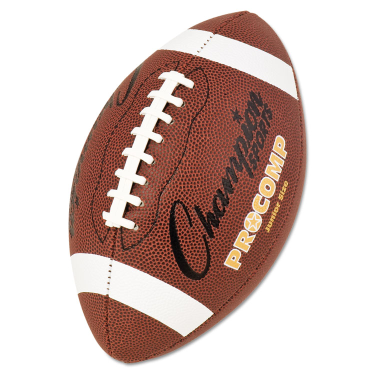 Picture of Pro Composite Football, Junior Size, 20.75", Brown