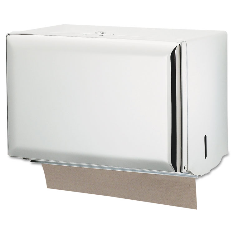 Picture of Singlefold Paper Towel Dispenser, White, 10 3/4 x 6 x 7 1/2