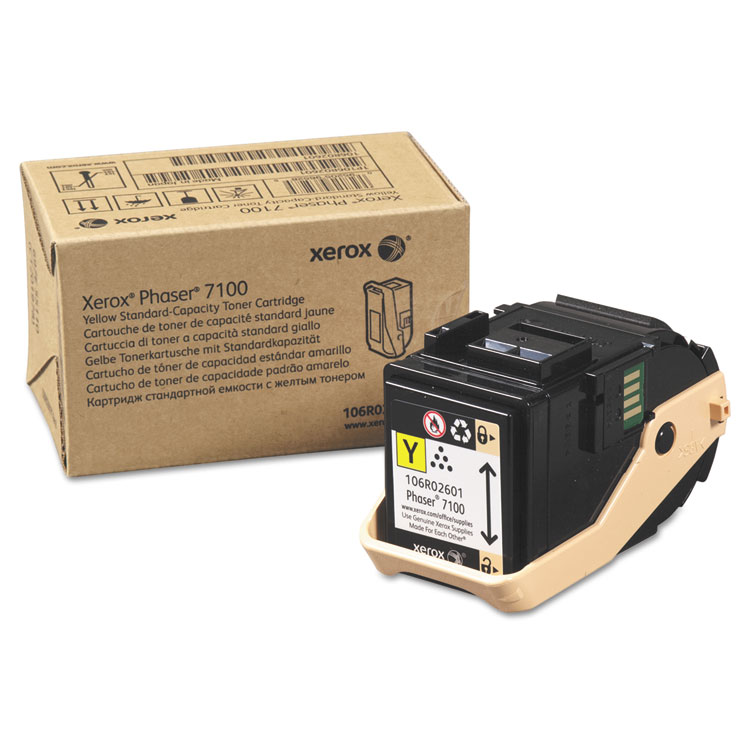 Picture of 106R02601 Toner, 4500 Page-Yield, Yellow