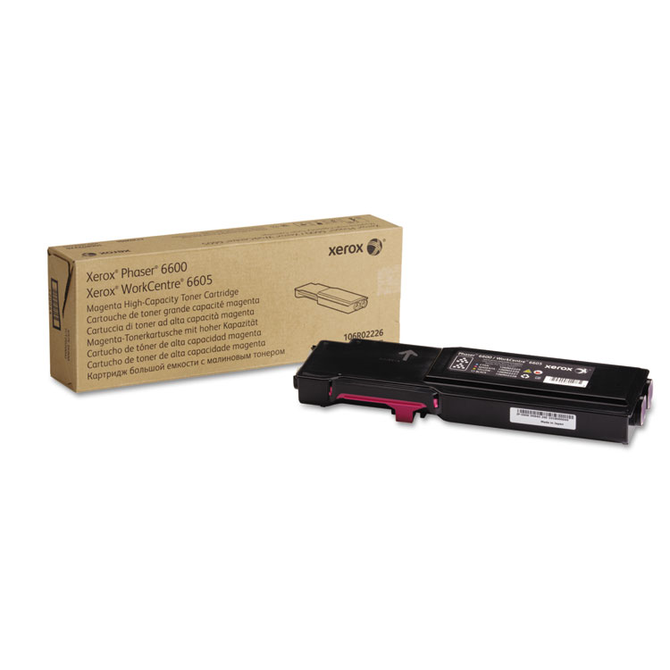 Picture of 106R02226 High Capacity Toner, 6000 Page-Yield, Magenta