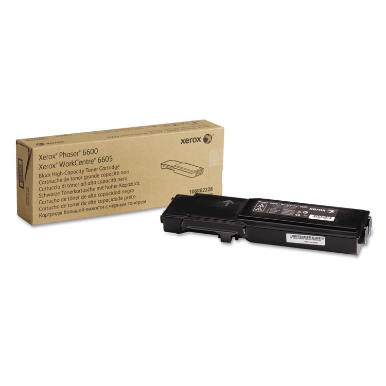 Picture of 106R02228 High Capacity Toner, 8000 Page-Yield, Black