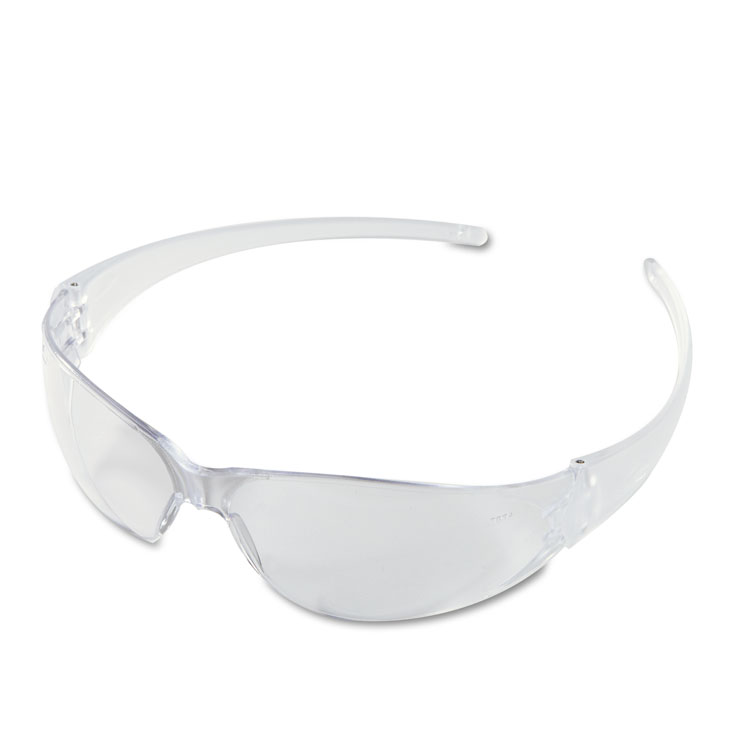 Picture of Checkmate Wraparound Safety Glasses, CLR Polycarbonate Frame, Coated Clear Lens