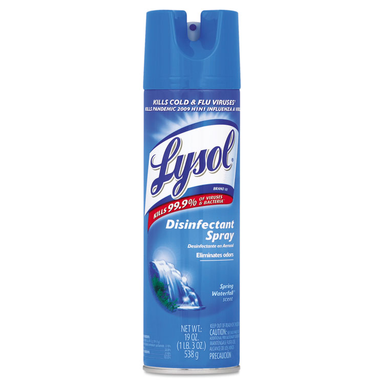 Picture of Disinfectant Spray, Crisp Linen Scent, 19oz Aerosol