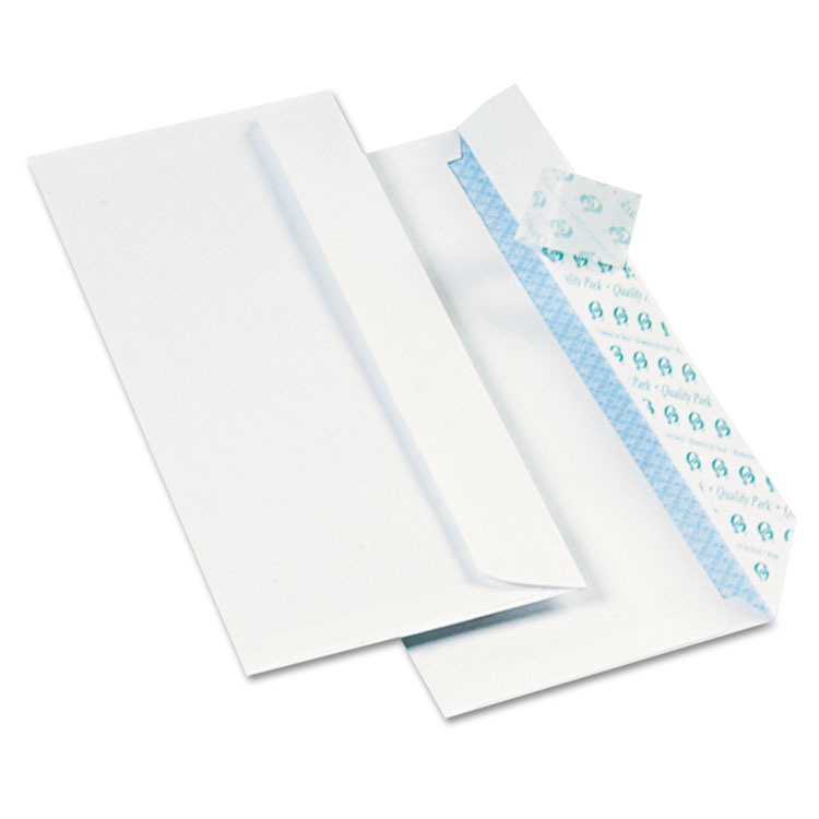 Picture of Redi Strip Security Tinted Envelope, #10, 4 1/8 x 9 1/2, White, 1000/Box