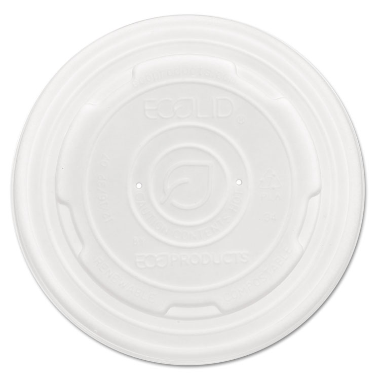 Picture of Ecolid Renew & Comp Food Container Lids, F/12,16, 32oz, 50/pk, 10 Pk/ct