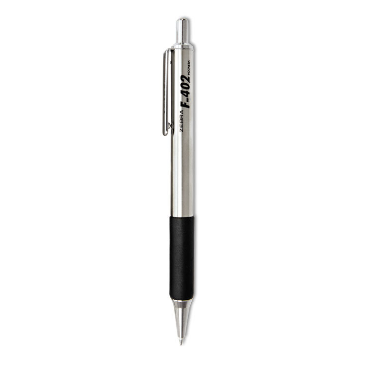Picture of F-402 Ballpoint Retractable Pen, Black Ink, Fine, 2/Pack