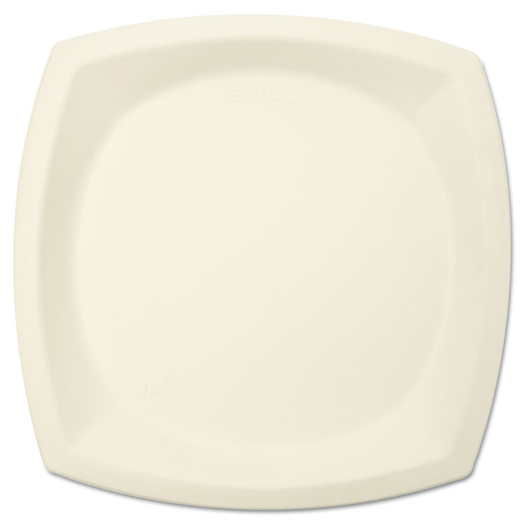 Picture of Bare Eco-Forward Sugarcane Dinnerware, 10" Dia, Plate, Ivory, 125/pack