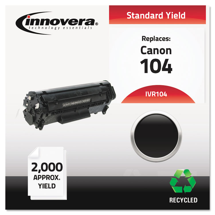Picture of Remanufactured 0263B001AA (104) Toner, Black