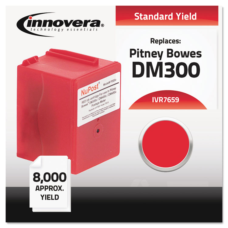 Picture of Compatible 765-9 Postage Meter Ink, Red