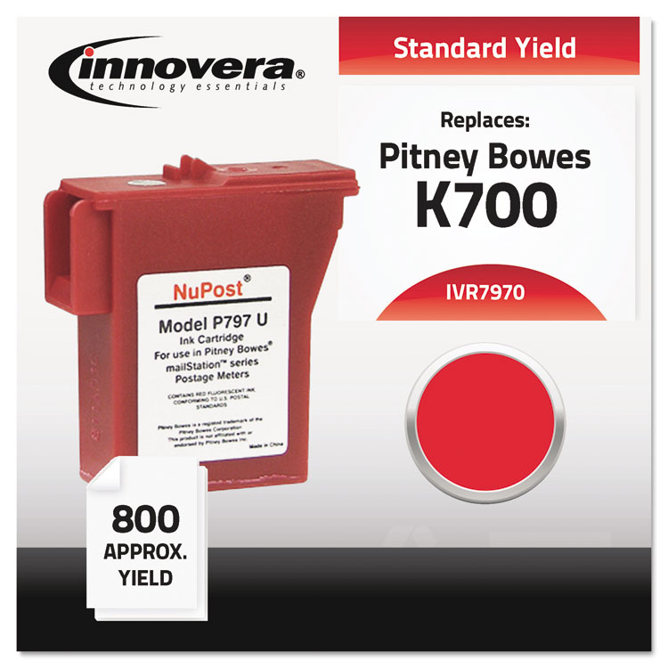 Picture of Compatible 797-0 Postage Meter Ink, Red