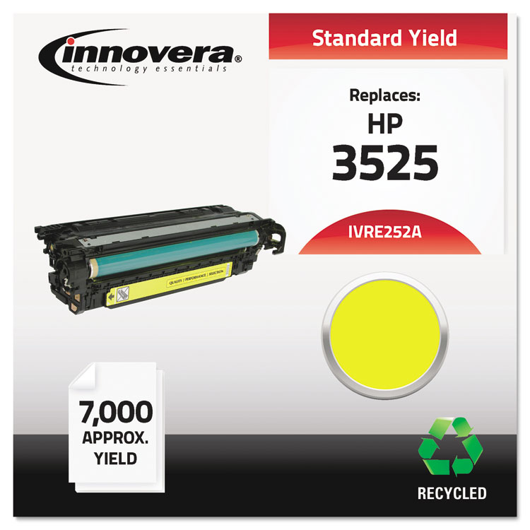Picture of Remanufactured CE252A (504A) Toner, Yellow
