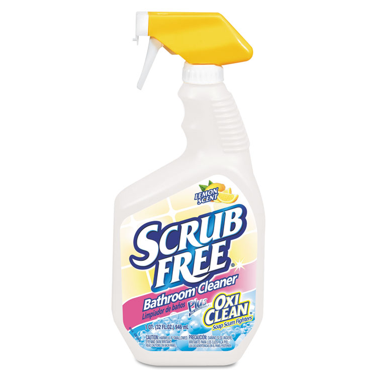 Picture of Scrub Free Soap Scum Remover, Lemon, 32oz Spray Bottle, 8/carton