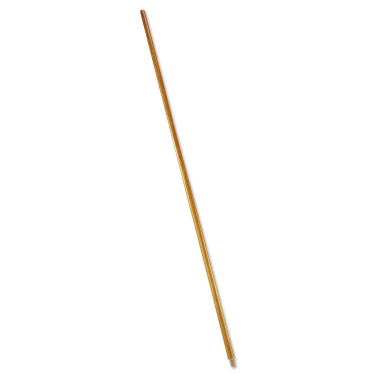 Picture of Wood Threaded-Tip Broom/Sweep Handle, 60", Natural