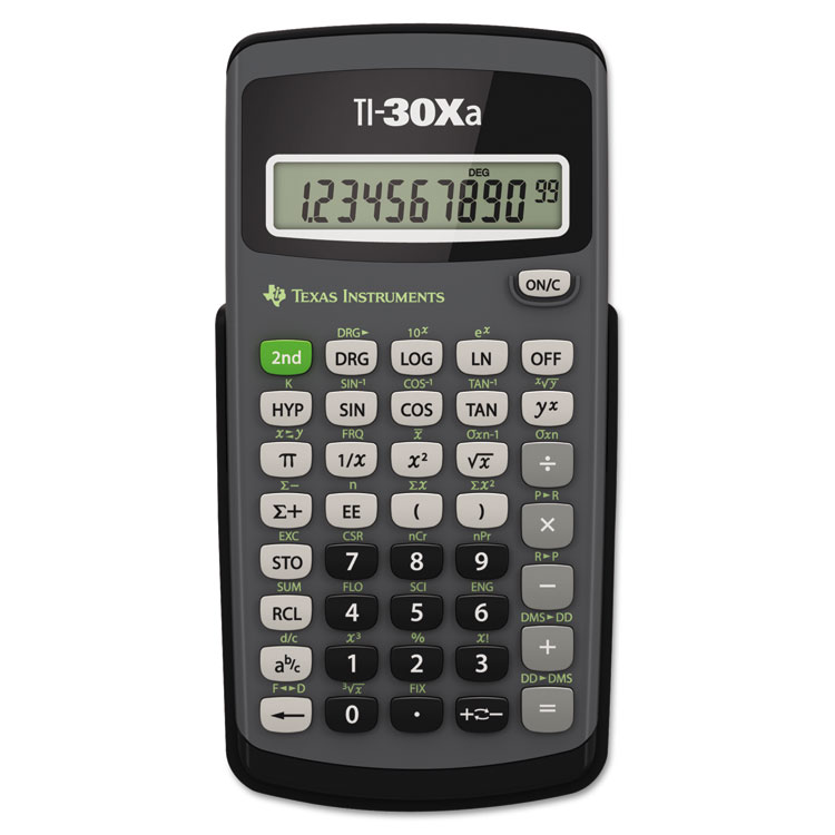 Picture of TI-30Xa Scientific Calculator, 10-Digit LCD
