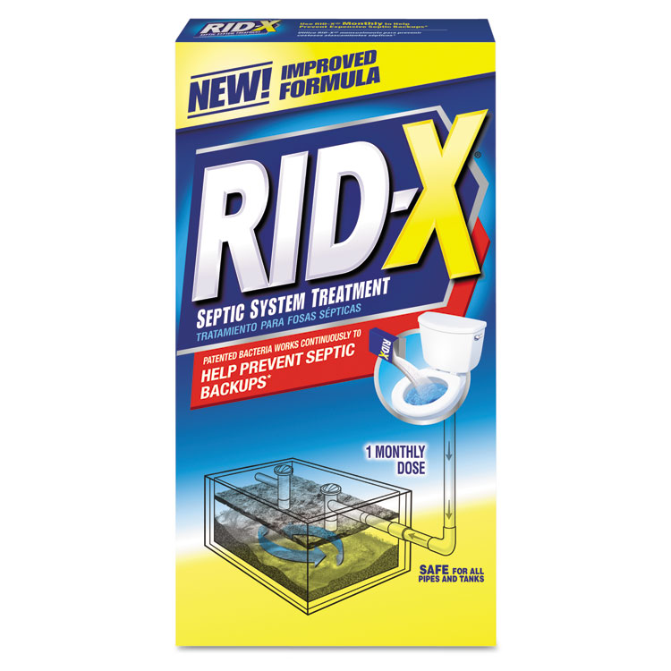 Picture of Rid-X Septic System Treatment, Concentrated Powder, 9.8 oz. Box