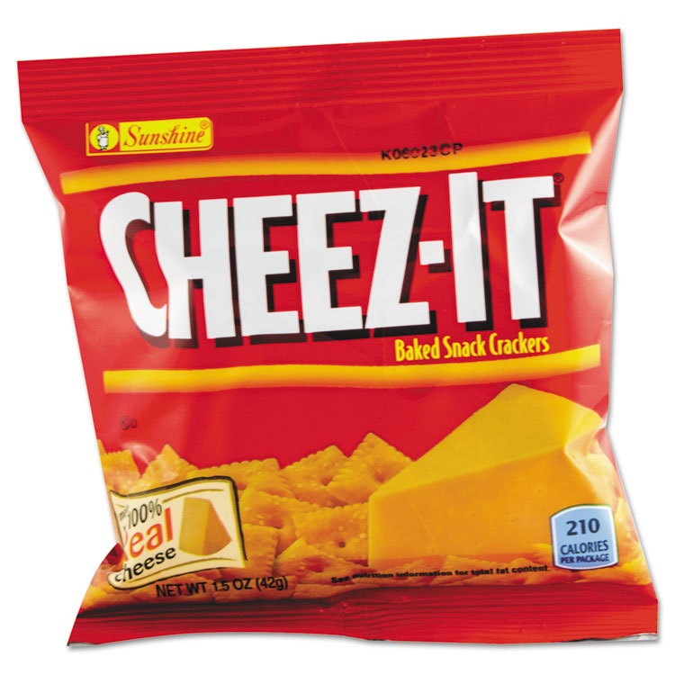 Cheez-It Crackers, 1.5oz Single-Serving Snack Bags, 8/Box | eBay