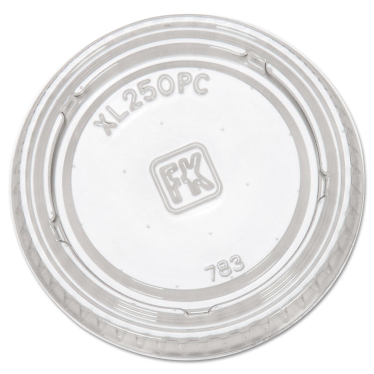 Picture of Portion Cup Lids, Fits 1.5-2.5oz Cups, Clear