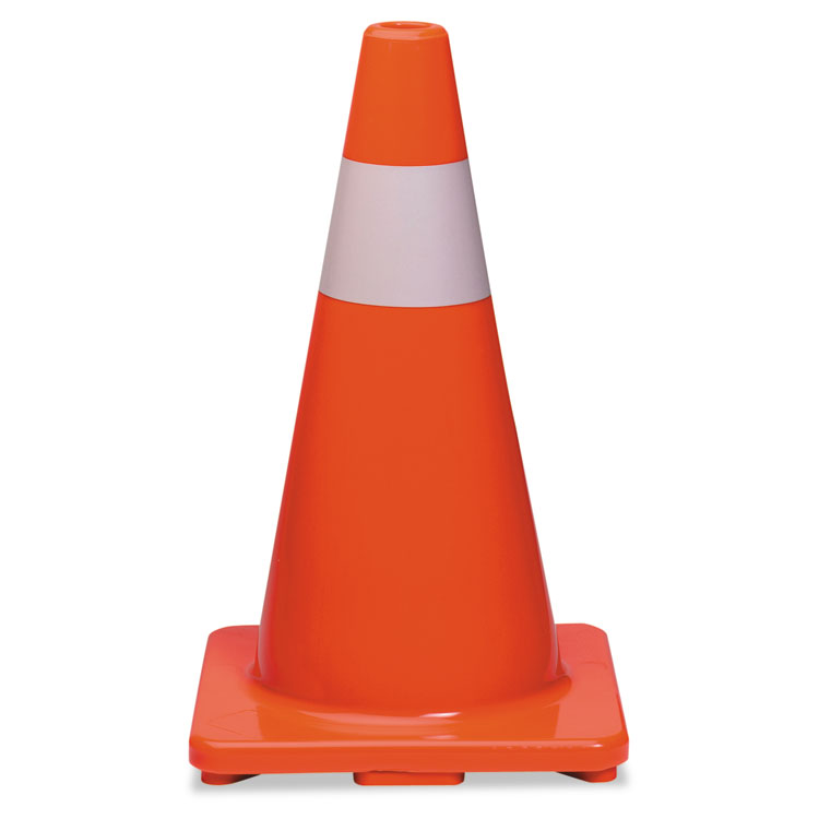 Picture of Traffic Cone, 18h x 10w x 10d, Orange/Silver