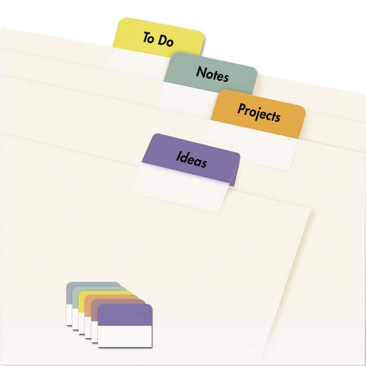 AVE16281 Avery 16281 Printable Plastic Tabs With Repositionable