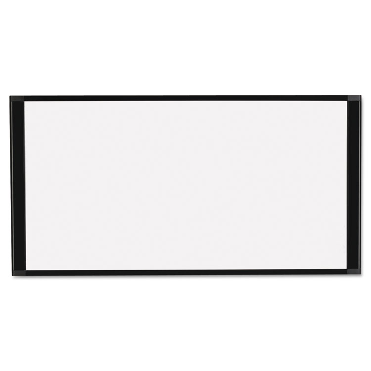 Picture of Cubicle Workstation Dry Erase Board, 36 x18, Black Aluminum Frame