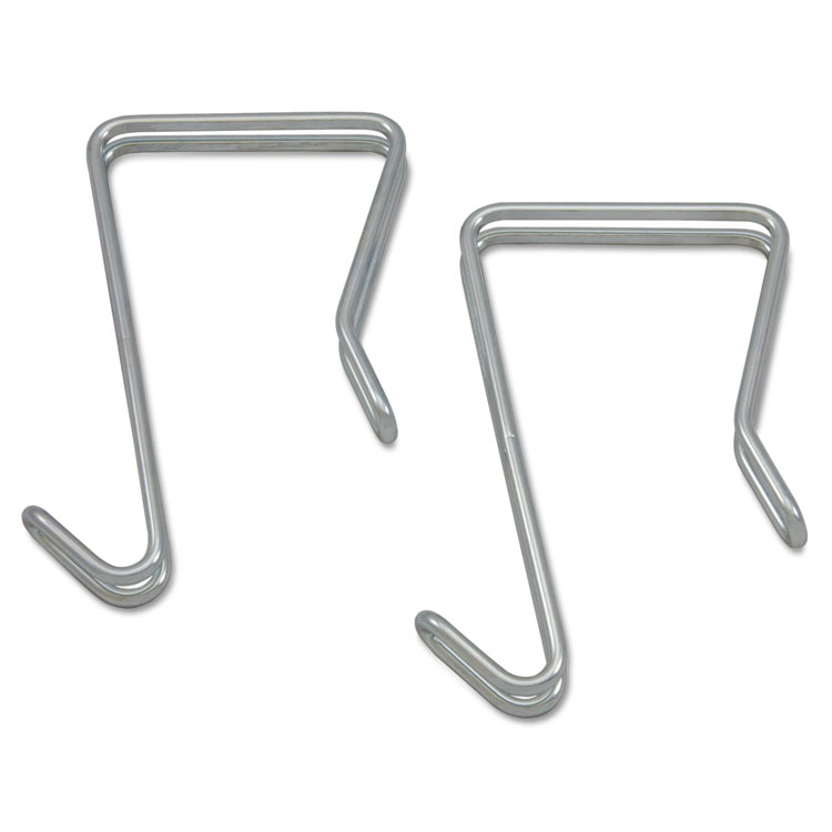 Picture of Single Sided Partition Garment Hook, Silver, Steel, 2/PK