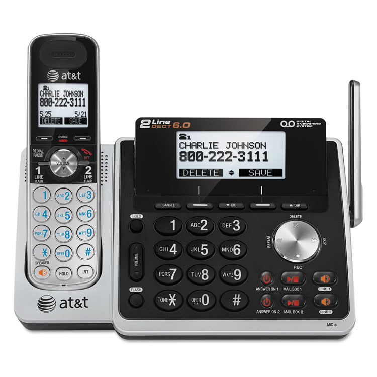 Picture of TL88102 Cordless Digital Answering System, Base and Handset