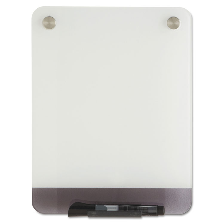 Picture of Clarity Glass Personal Dry Erase Boards, Ultra-White Backing, 9 x 12