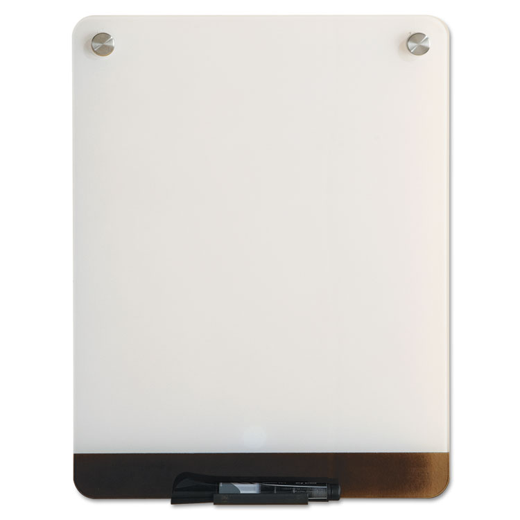 Picture of Clarity Glass Personal Dry Erase Boards, Ultra-White Backing, 12 x 16