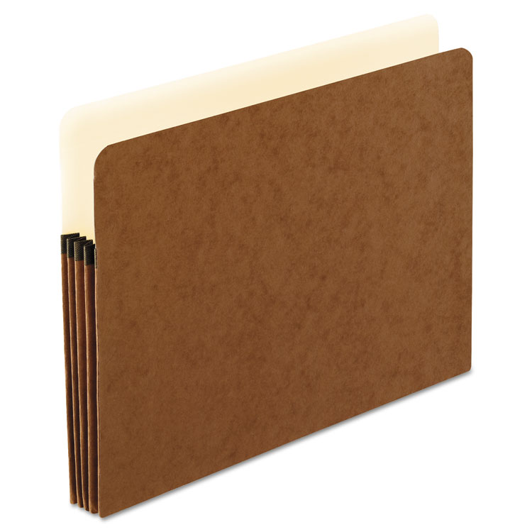 Picture of Smart Shield File Pocket, 1 Pocket, Straight Cut, Letter, Red Fiber