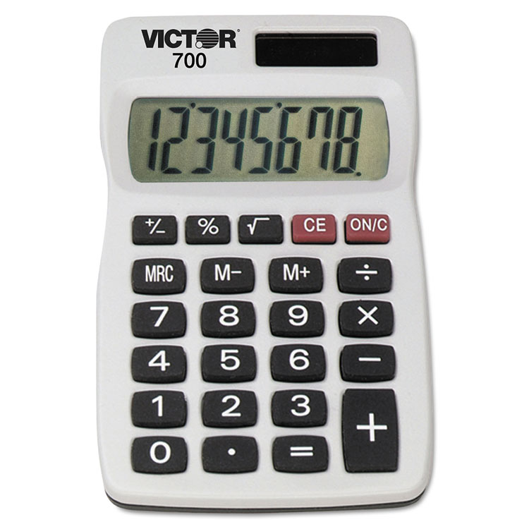 Picture of Victor® 700 Pocket Calculator, 8-Digit LCD (VCT700)
