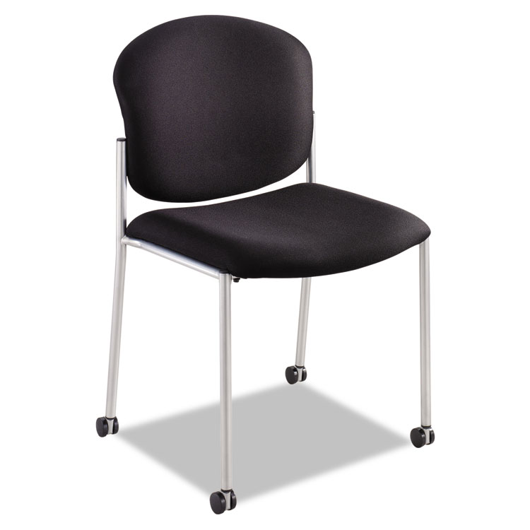 Diaz Guest Chair, Black Fabric