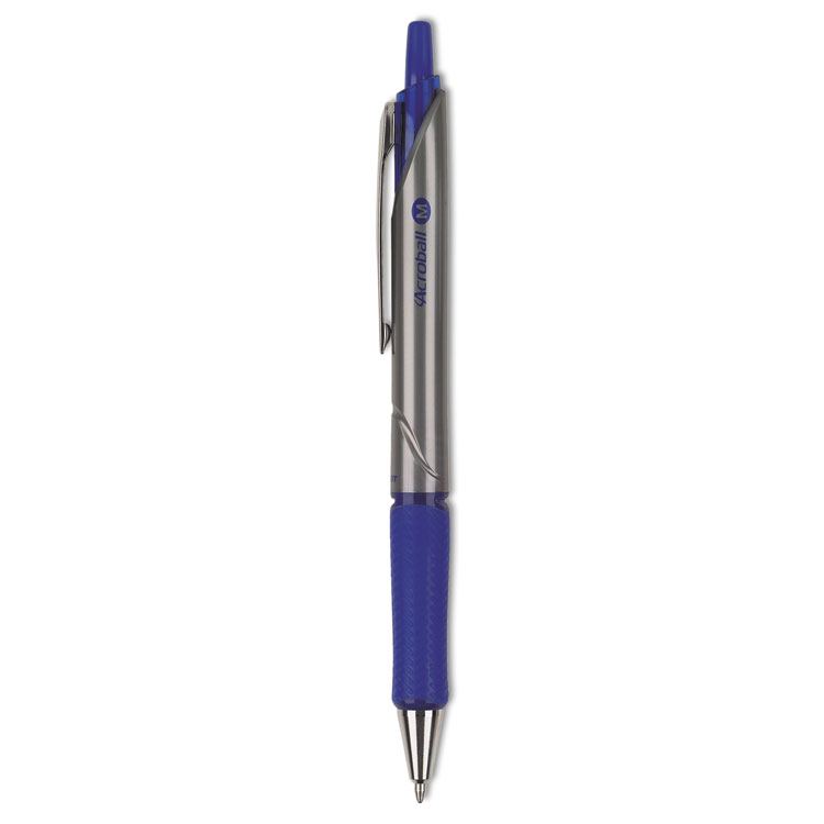 Picture of Acroball Pro Ball Point Retractable Pen, Blue Ink, 1mm, Dozen