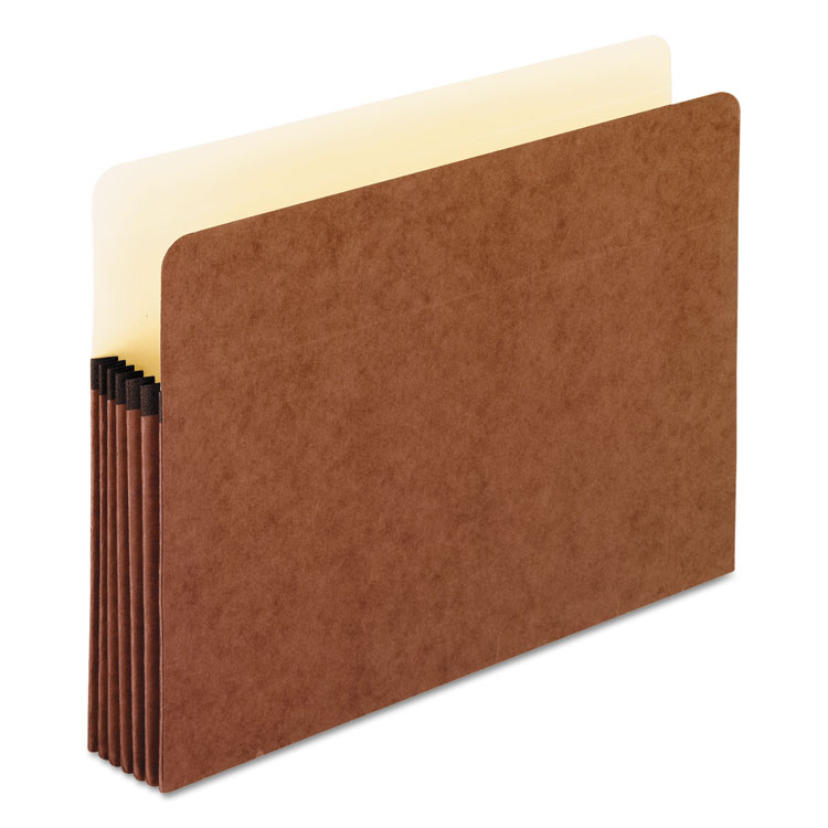 Picture of Standard Expanding File Pockets, Manila, Straight Cut, 1 Pocket, Letter, Redrope