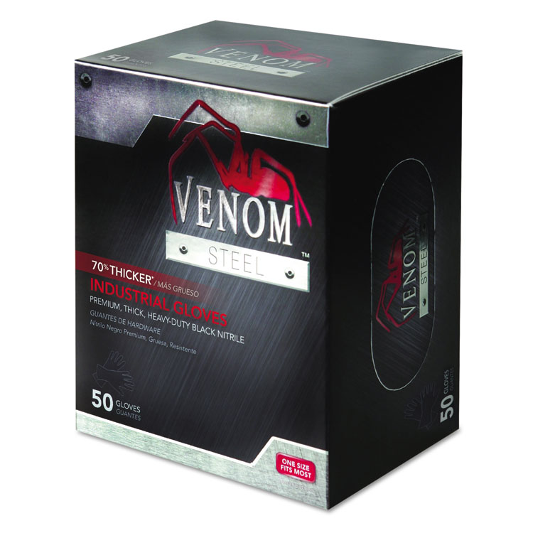 venom steel large nitrile gloves