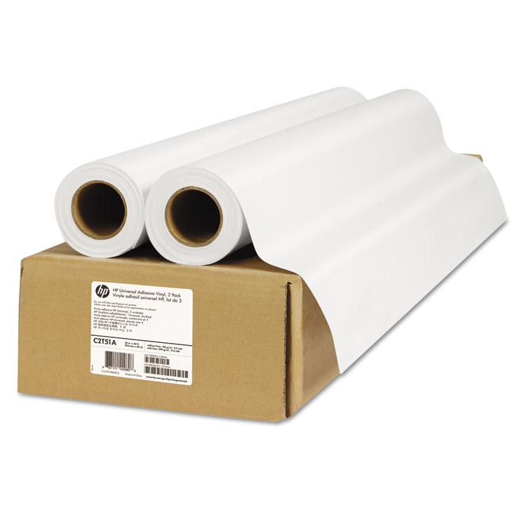 Picture of Universal Adhesive Vinyl,  150 g/m2, 36" x 66 ft, White, 2 Rolls/Pack