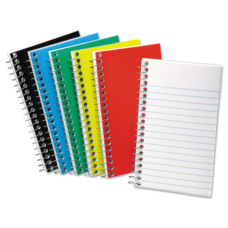 Picture of Wirebound Pocket Memo Book, Narrow, 5 x 3, White, 50 Sheets