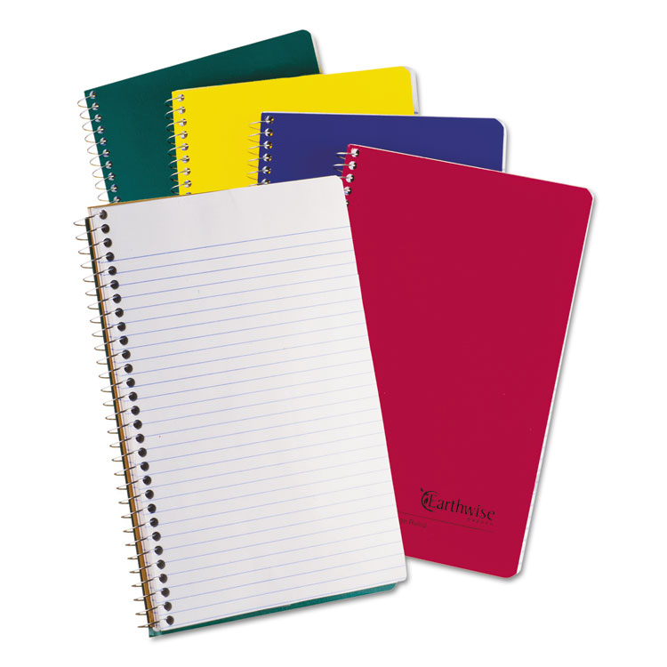 Picture of Earthwise Small Size Notebook, College/Medium, 9 1/2 x 6, White, 150 Sheets