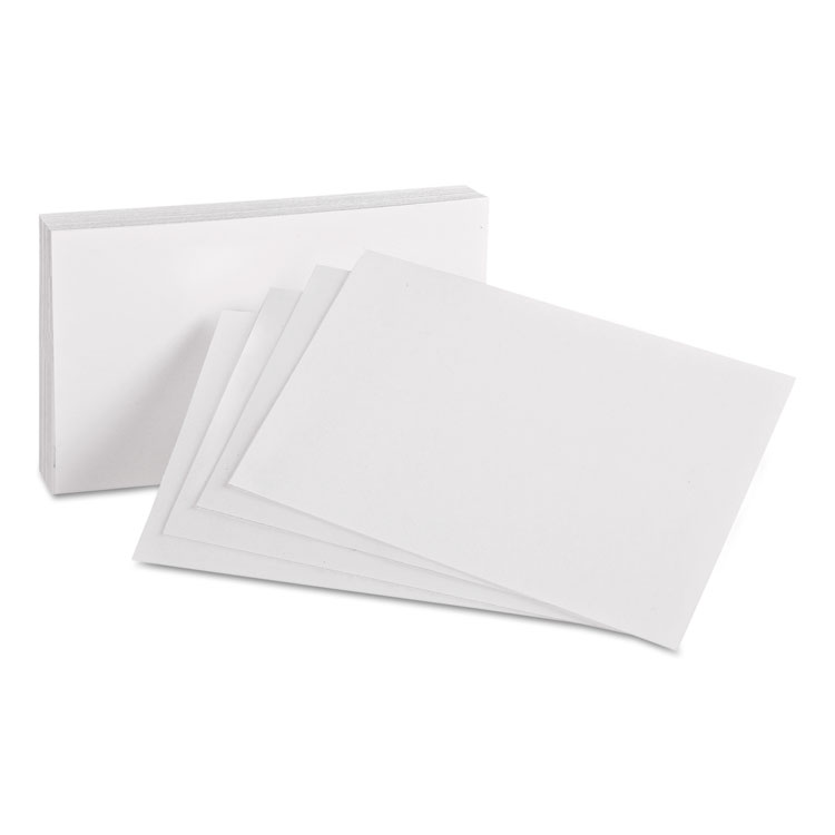 Picture of Unruled Index Cards, 4 x 6, White, 100/Pack