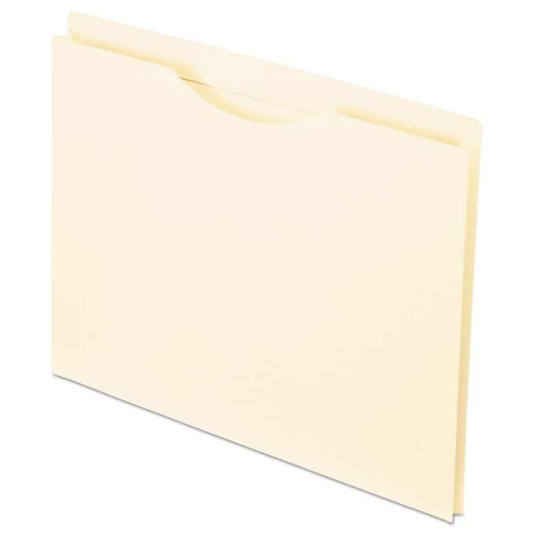 Picture of Reinforced Top Tab File Jacket, 1 Inch Expansion, Letter, Manila, 50/Box