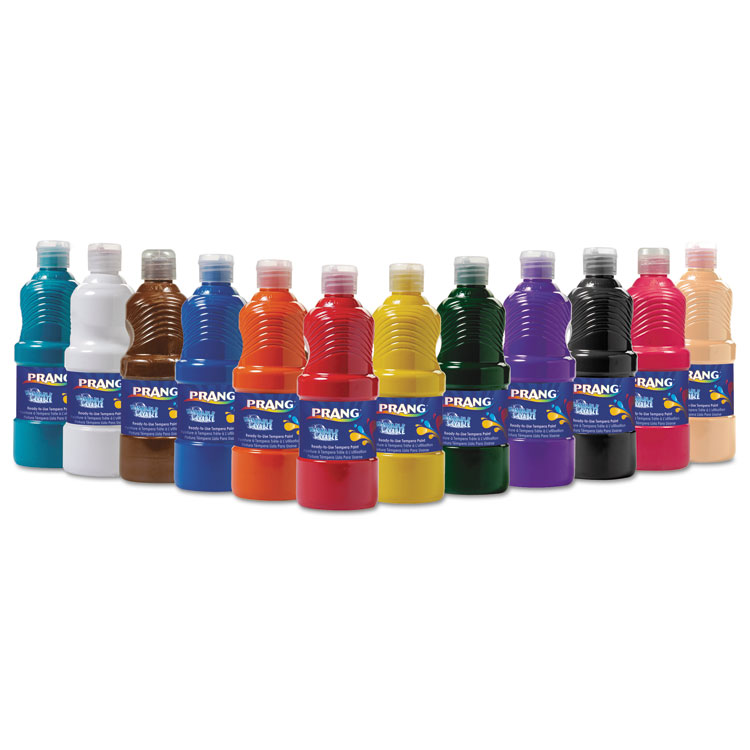 Picture of Washable Paint, Assorted, 16 oz, 12 per Set