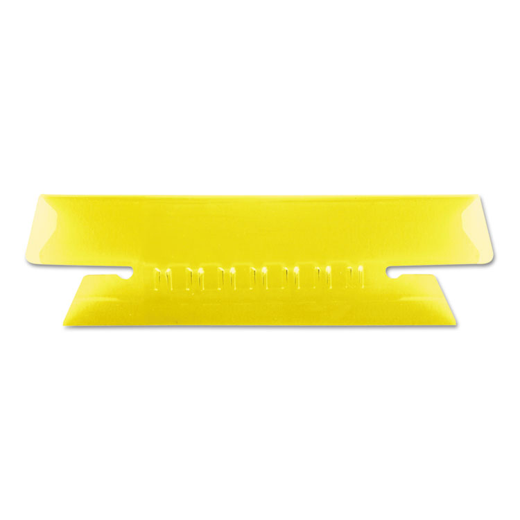 Picture of Pendaflex® Hanging File Folder Tabs, 1/3 Tab, 3 1/2 Inch, Yellow Tab/White Insert, 25/Pack