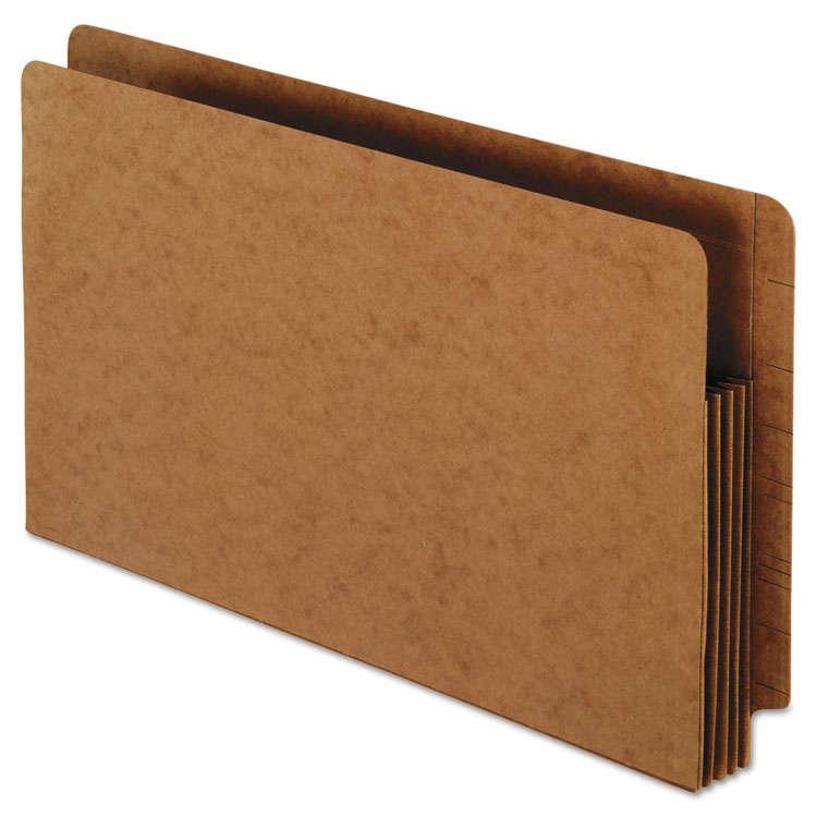 Picture of Heavy-Duty End Tab File Pockets, Straight Cut, 1 Pocket, Legal, Brown