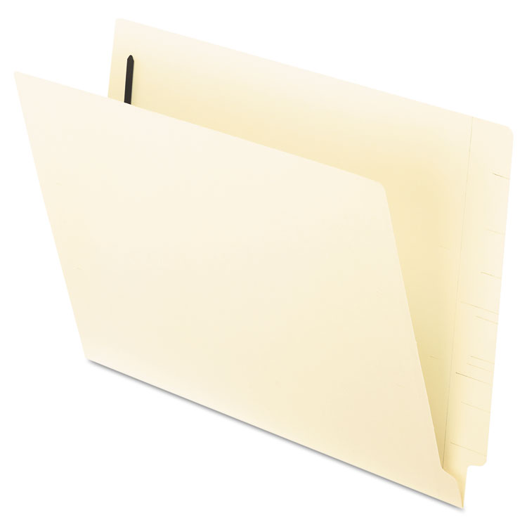 Picture of End Tab Expansion Folders, 2 Fasteners, Straight Cut Tab, Letter, Manila, 50/Box