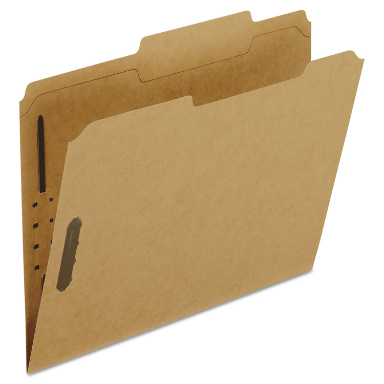 Picture of Kraft Fastener Folders, 2 Fasteners, 2/5 Right Tabs, Letter, 50/Box