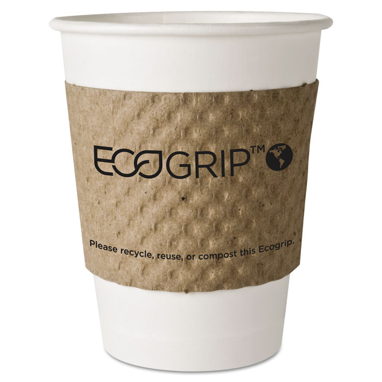 Picture of Ecogrip Hot Cup Sleeves - Renewable & Compostable, 1300/ct