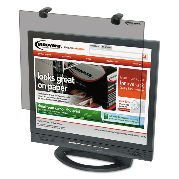 Picture of Protective Antiglare LCD Monitor Filter, Fits 19"-20" Widescreen LCD, 16:10