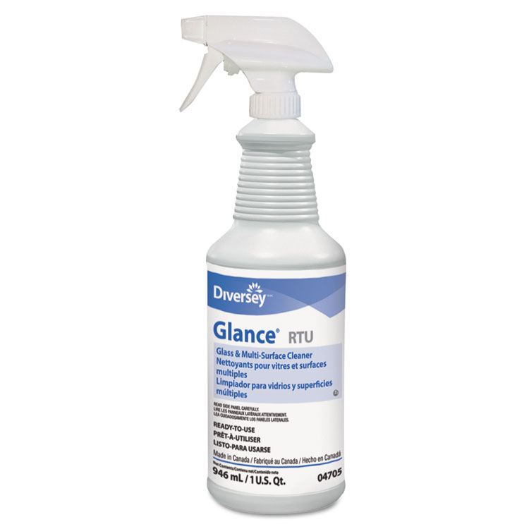 Picture of Glance Glass & Multi-Surface Cleaner, Original, 32oz Spray Bottle, 12/Carton