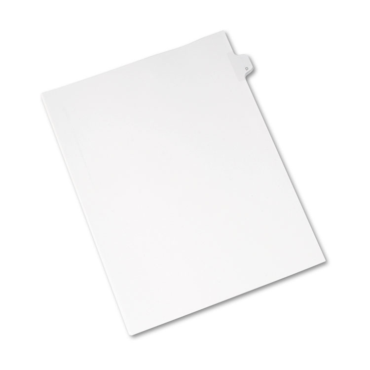 Picture of Allstate-Style Legal Exhibit Side Tab Divider, Title: D, Letter, White, 25/Pack